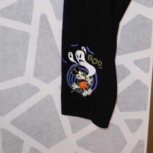 Disney Mickey Mouse Boo Bats Ghost Halloween Crop Legging Torrid Sz 3 - Picture 4 of 7